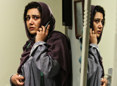 عکس آتلیه شیلا خداداد بازیگر زن با رژ لب بنفش